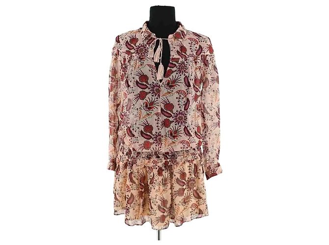 Ba&Sh Ecru Viscose Dress