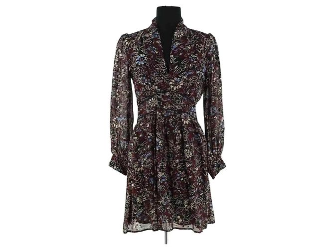 Ba&Sh mehrfarbiges Viskose Kleid