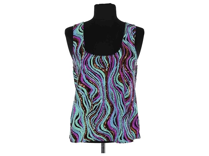 Maje Top senza maniche Emilio multicolore