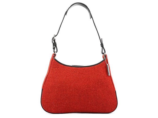 Coach Borsa a tracolla 8125 in pelle e tweed rosso