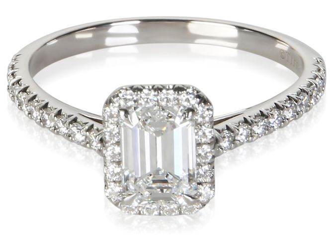 Tiffany & Co. Soleste Verlobungsring mit 0.73 ct Smaragd-Diamant