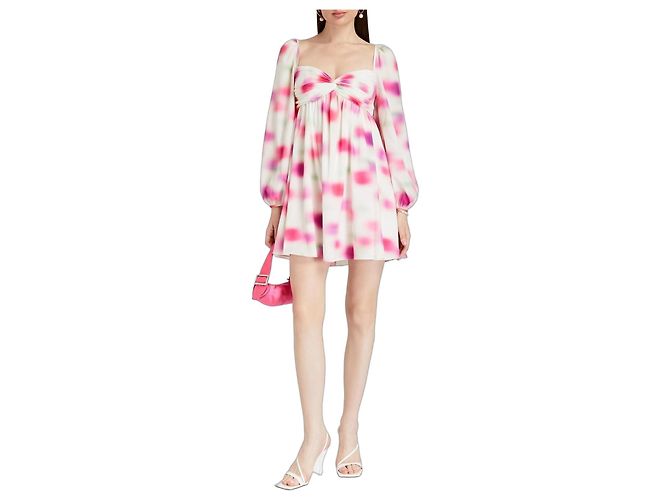 Autre Marque Mini abito AMUR Marlow Empire - Rosa e Bianco
