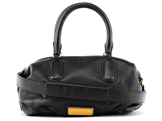 Marc by Marc Jacobs Bolsa 2-Way Classic Q em couro preto