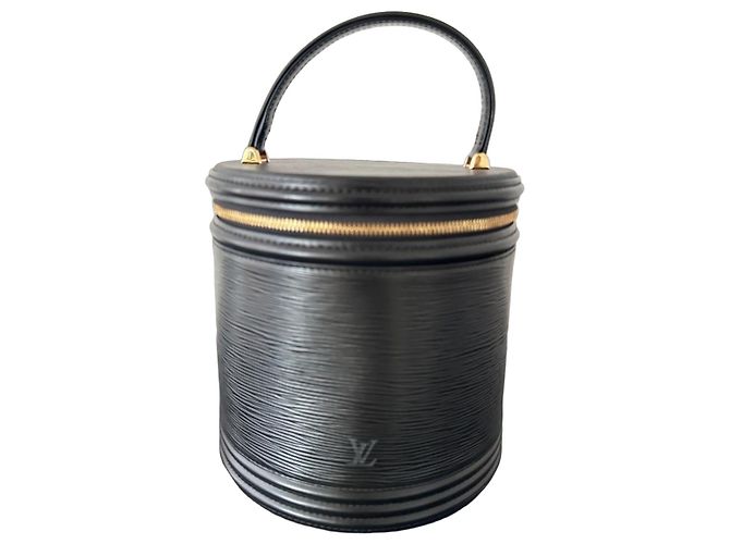 Louis Vuitton Vanity Case cuir Epi noir