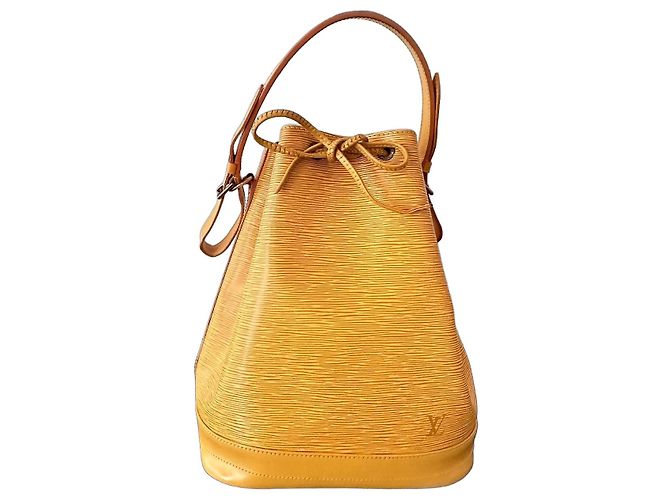 Louis Vuitton Borsa a Secchiello Epi Noe in Pelle Gialla