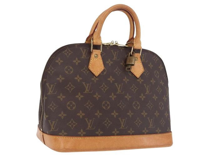 LOUIS VUITTON Monogram Alma Hand Bag M51130 LV