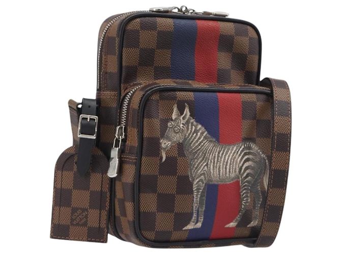 LOUIS VUITTON Damier Ebene Amazon Shoulder Bag N42703 LV