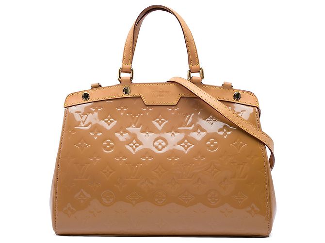 Louis Vuitton Brown Monogram Vernis Brea MM