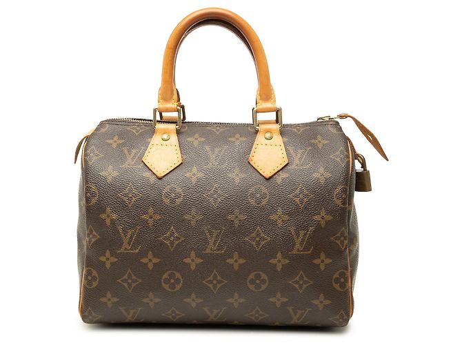 Louis Vuitton Brown Monogram Speedy 25