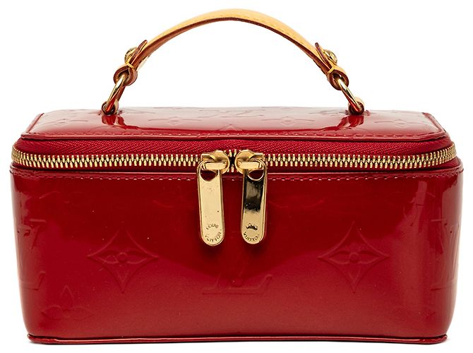 Louis Vuitton Red Monogram Vernis Schmucketui