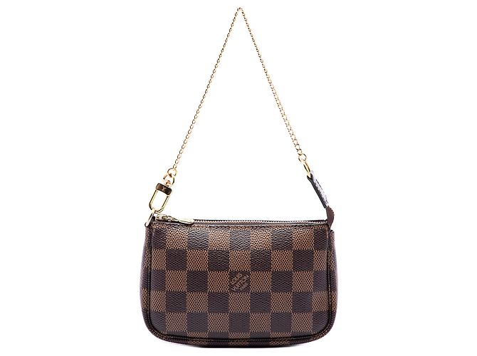 Louis Vuitton Brown Damier Ebene Mini Pochette Accessoires
