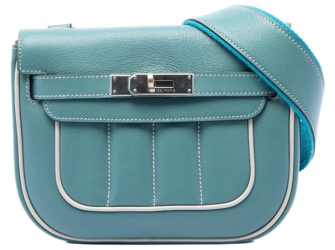 Hermès Blue Mini Evercolor Berline 21