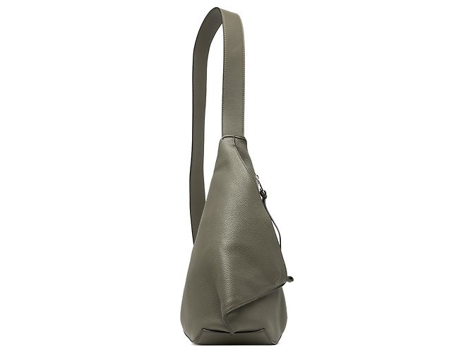 LOEWE Brown Leather Anton Sling Backpack