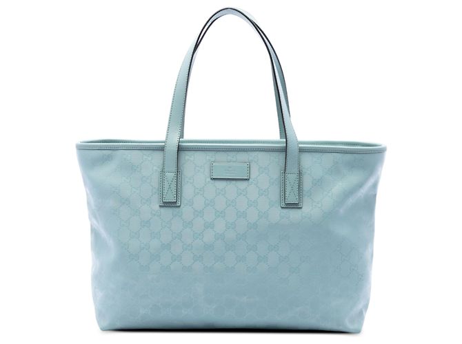 Gucci Blue Medium GG Imprime Tote