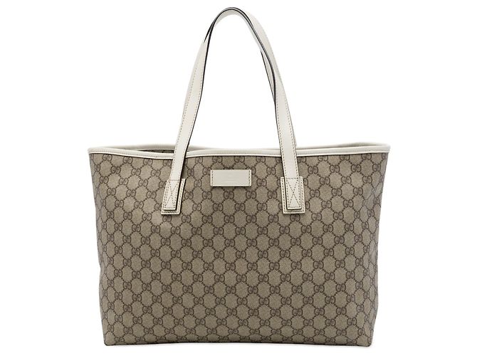 Gucci Beige Medium GG Supreme Tote