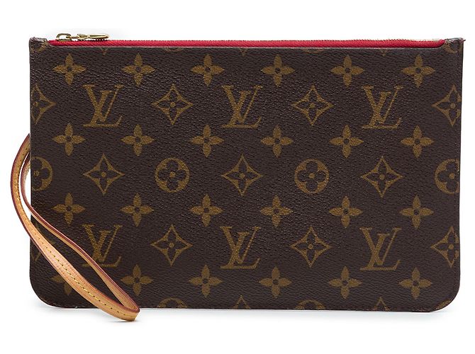 Louis Vuitton Brown Monogram Neverfull Pochette