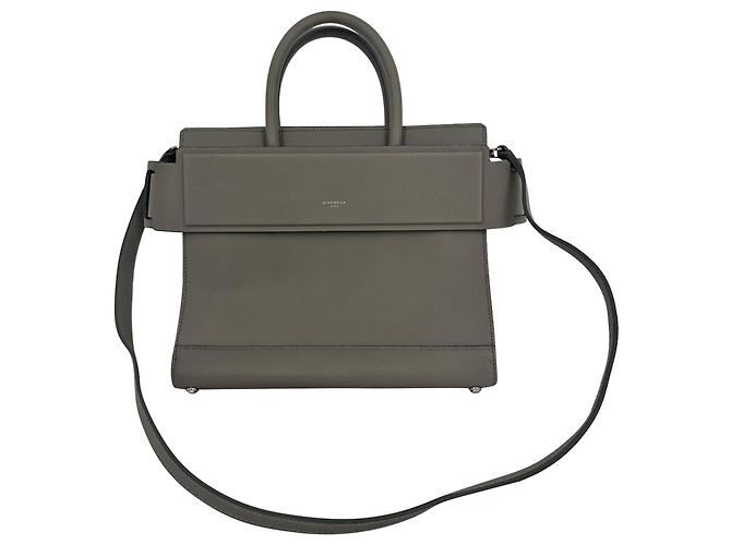 Bolso Givenchy Horizon en piel gris