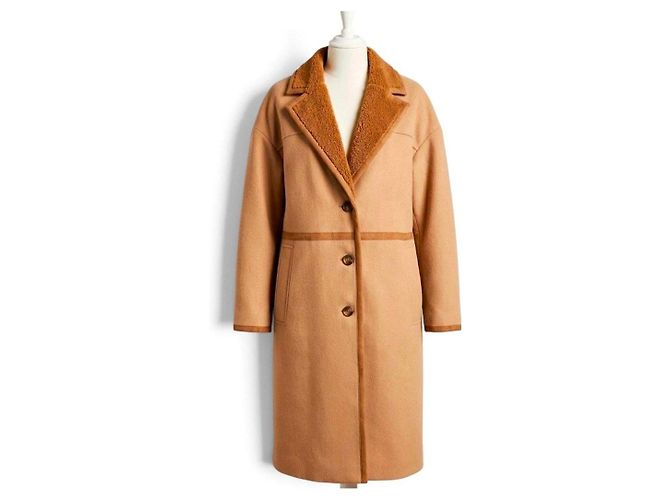 Ted Baker Joanahh Wool Blend Teddy Coat
