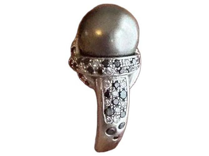 Mauboussin Perlen- und Diamantring