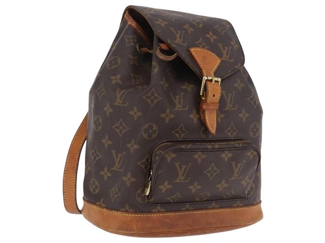 LOUIS VUITTON Monogram Montsouris MM Backpack M51136 LV
