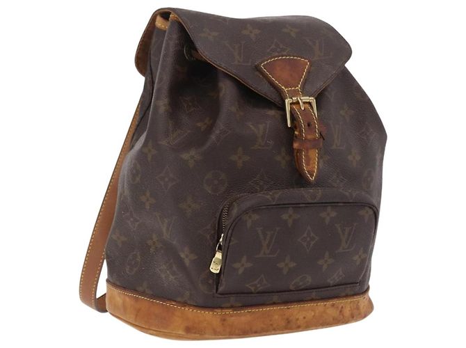 LOUIS VUITTON Monogram Montsouris MM Backpack M51136 LV