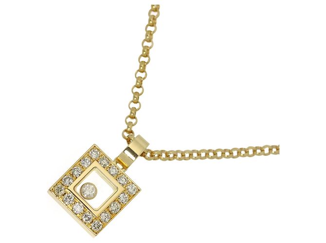 Collar Chopard Happy Diamond en oro amarillo de 18K