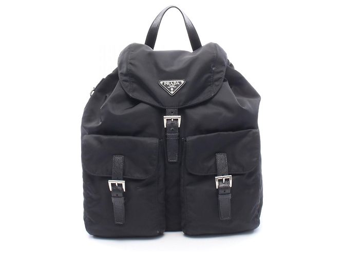 PRADA Re-Nylon Leather Backpack