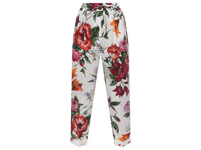 Dolce & Gabbana Pantalones con estampado floral