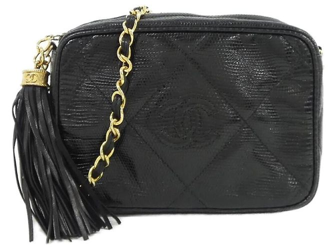 Chanel Lizard Shoulder Bag