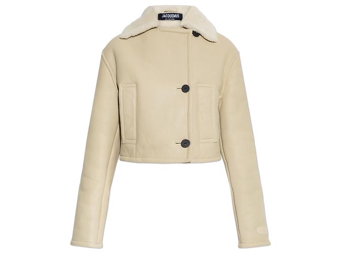 Jacquemus Double-breasted shearling coat
