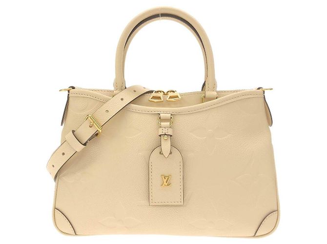 mala Louis Vuitton Monogram Empreinte Trianon em couro de bezerro