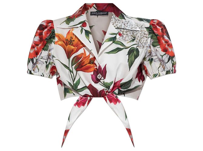 Dolce & Gabbana Top con motivo floreale