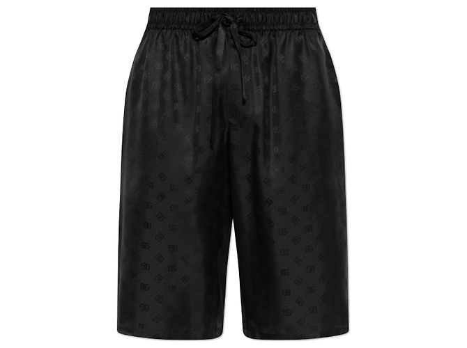 Dolce & Gabbana Seidenshorts mit Monogramm