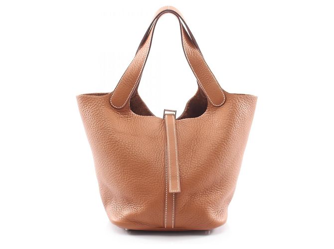 Hermès Bolsa Hermes Picotin MM Taurillon Clemence