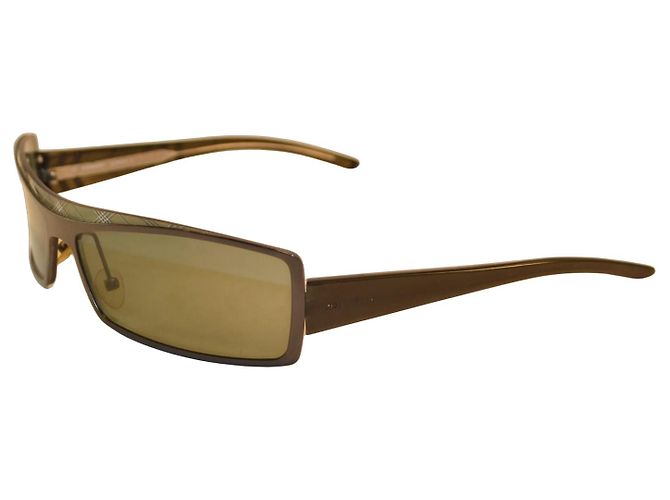 Burberry Rectangular Check Sunglasses
