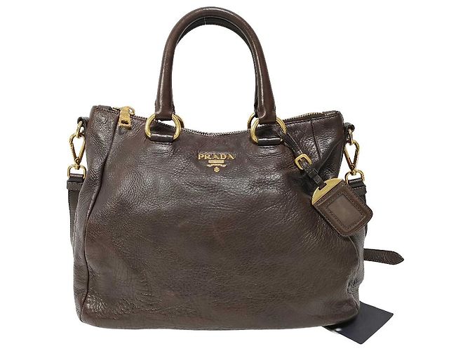 Sac cabas convertible Prada Vitello Daino Vitello Daino Medium