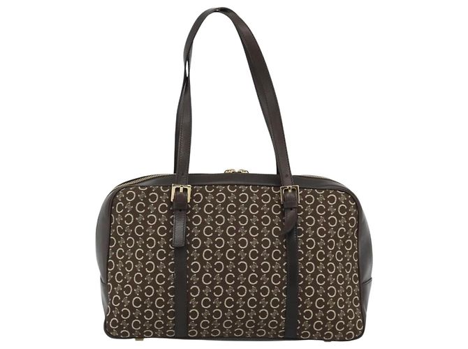Céline Celine C Macadam Canvas and Leather