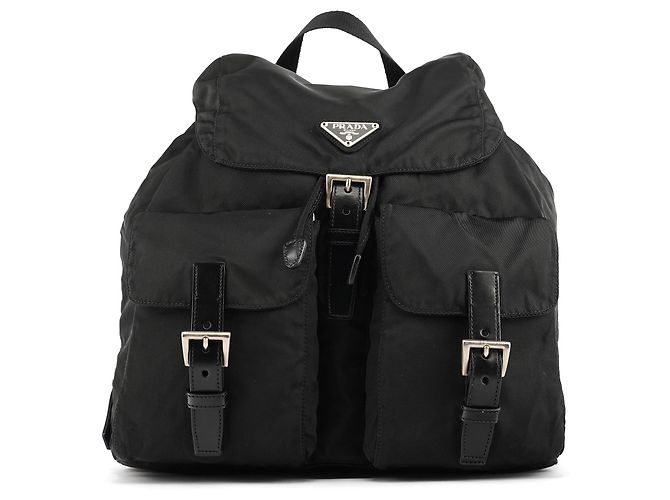 Prada B2811F Black Tessuto Vela Nylon Rucksack
