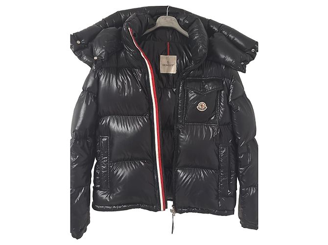 Moncler Shiny Black Down Jacket