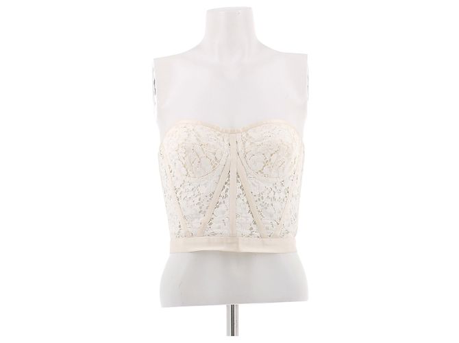 Dolce & Gabbana Corset de renda branco