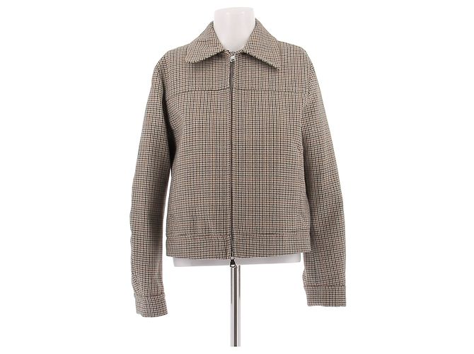 Autre Marque Jacke mit Hahnentritt-Muster