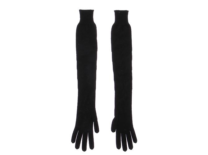 The row Schwarze Kaschmirhandschuhe