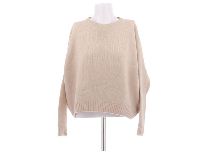 Autre Marque Pull beige clair en cachemire