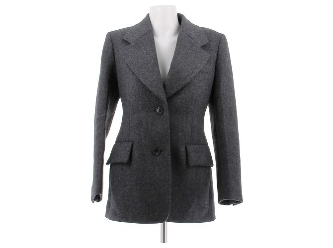 Blazer Prada de lana gris