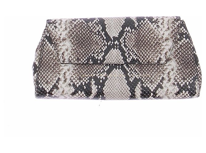 Autre Marque Bolso de mano con estampado de serpiente