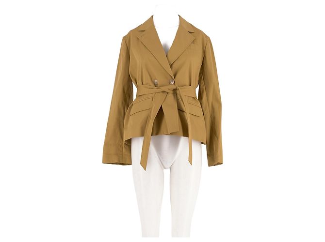 Bonpoint Blazer de algodón amarillo
