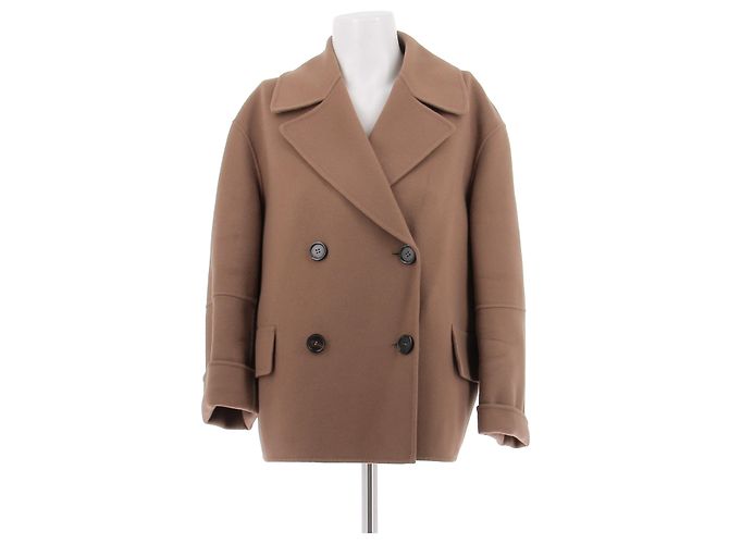 Max Mara Braune Wolljacke