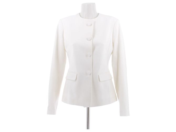 Autre Marque ARMARIUM White Viscose Jacket