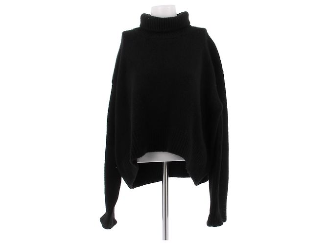 Céline Oversize-Kaschmirpullover in Schwarz
