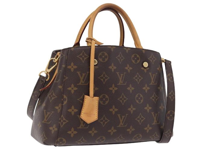 LOUIS VUITTON Monogram Montaigne BB Hand Bag 2way M41055 LV